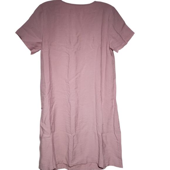 Fresh Produce Womens Dress Purple Vneck Tassels Shift Raw Hem Size Small - Picture 3 of 7